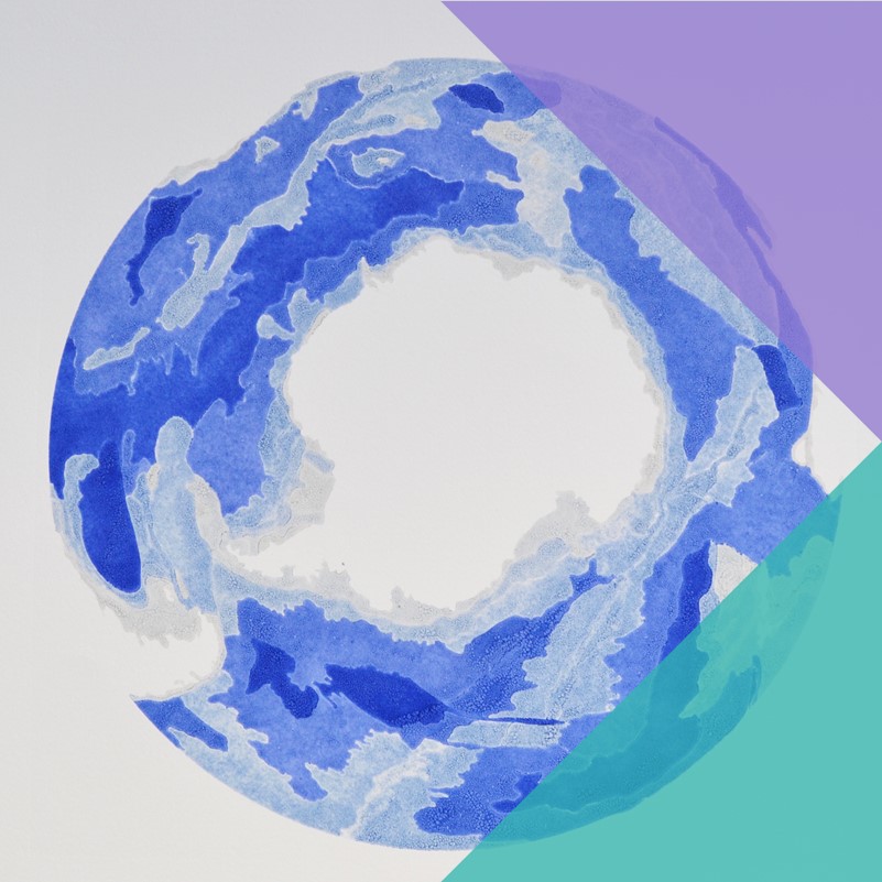 A painting of the southern ocean